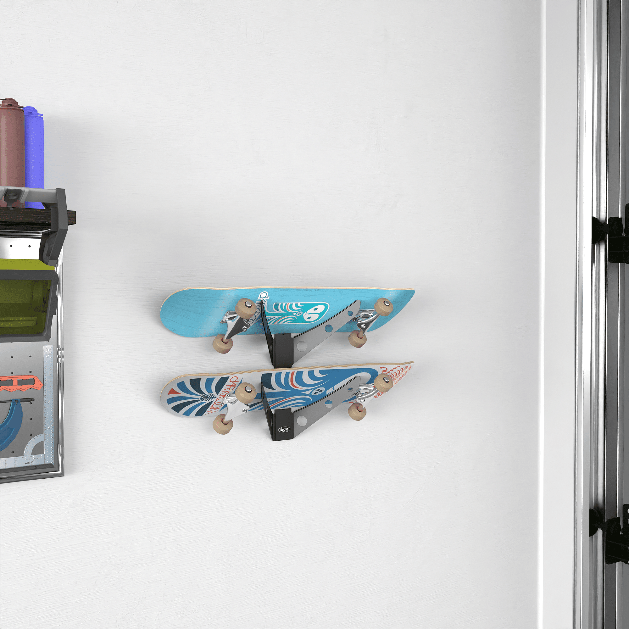 Skateboard Rack for 1, 2 or 3 Skate Decks