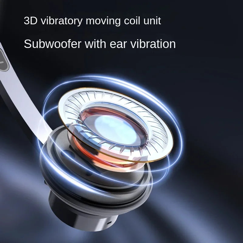 MIFO FIITII HiFiFree Over Ear bluetooth 5.4 Retro headphones Long Battery Life Retro Bass Handfree Open Sports Headphones