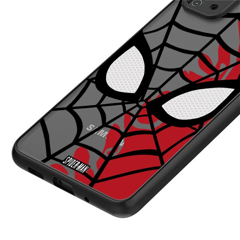 Marvel Spider Man Logo shell Case for Samsung Galaxy S21 FE S21 S20 S24 S10 S22 Plus S9 S23 Ultra S25