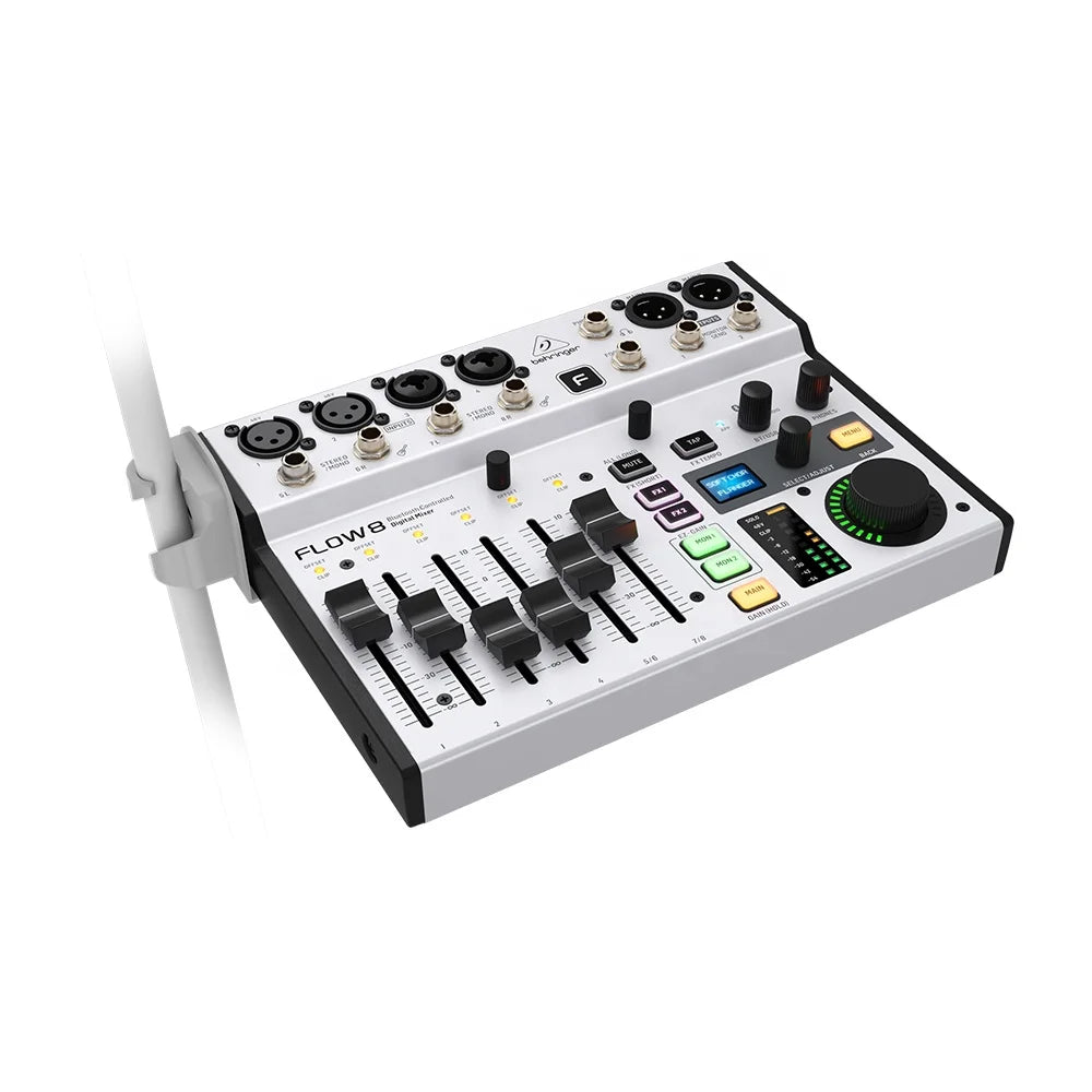 Behringer Flow 8 Digital Mixer With Bt Audio and USB Audio Interface Pa System Audio Sound Mixers