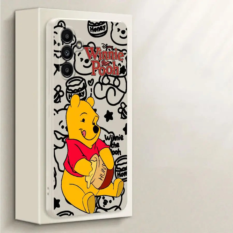 Case for Samsung Galaxy A11 A12 A34 A13 A14 A35 A51 A24 A36 A26 A15 A16 A22 A52 Soft Cover Winnie The Pooh Disney