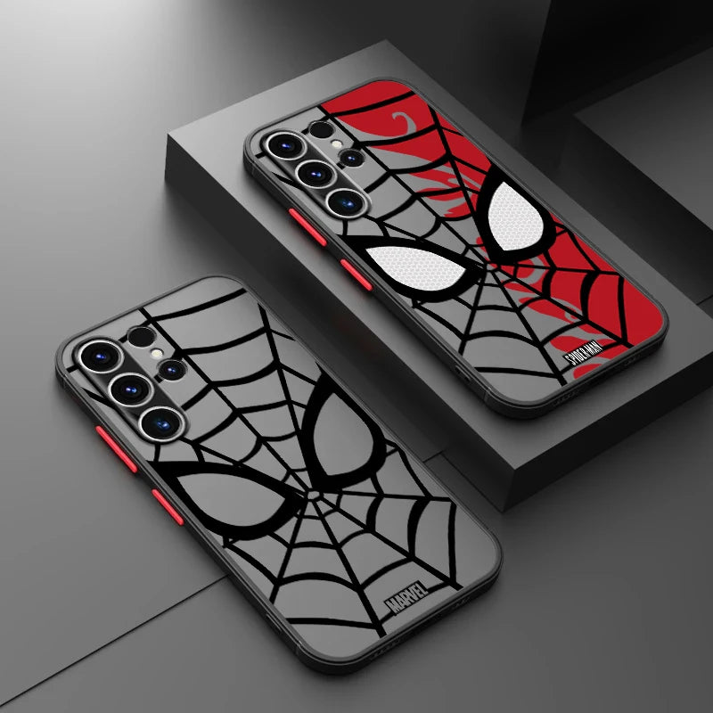 Marvel Spider Man Logo shell Case for Samsung Galaxy S21 FE S21 S20 S24 S10 S22 Plus S9 S23 Ultra S25