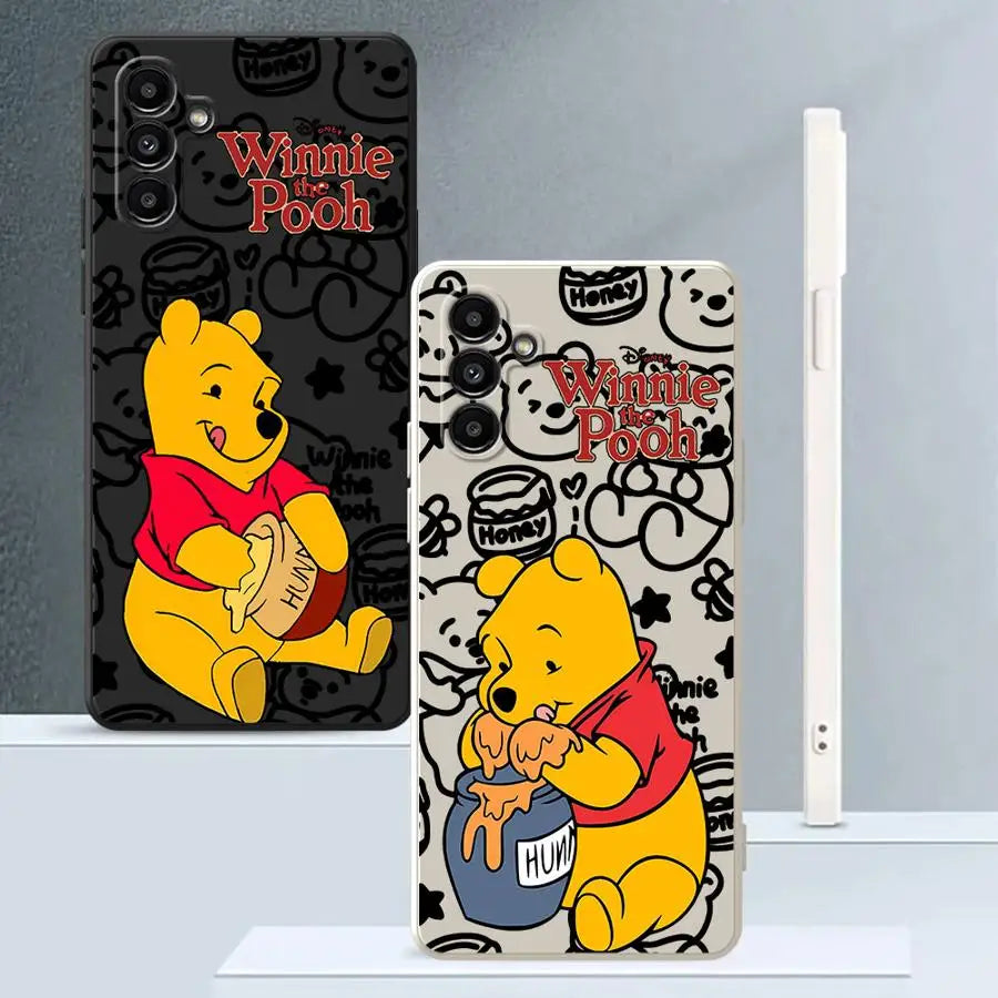 Case for Samsung Galaxy A11 A12 A34 A13 A14 A35 A51 A24 A36 A26 A15 A16 A22 A52 Soft Cover Winnie The Pooh Disney