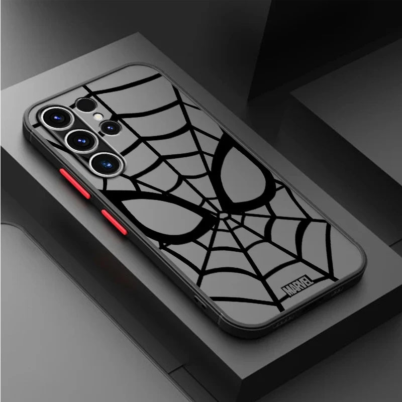Marvel Spider Man Logo shell Case for Samsung Galaxy S21 FE S21 S20 S24 S10 S22 Plus S9 S23 Ultra S25