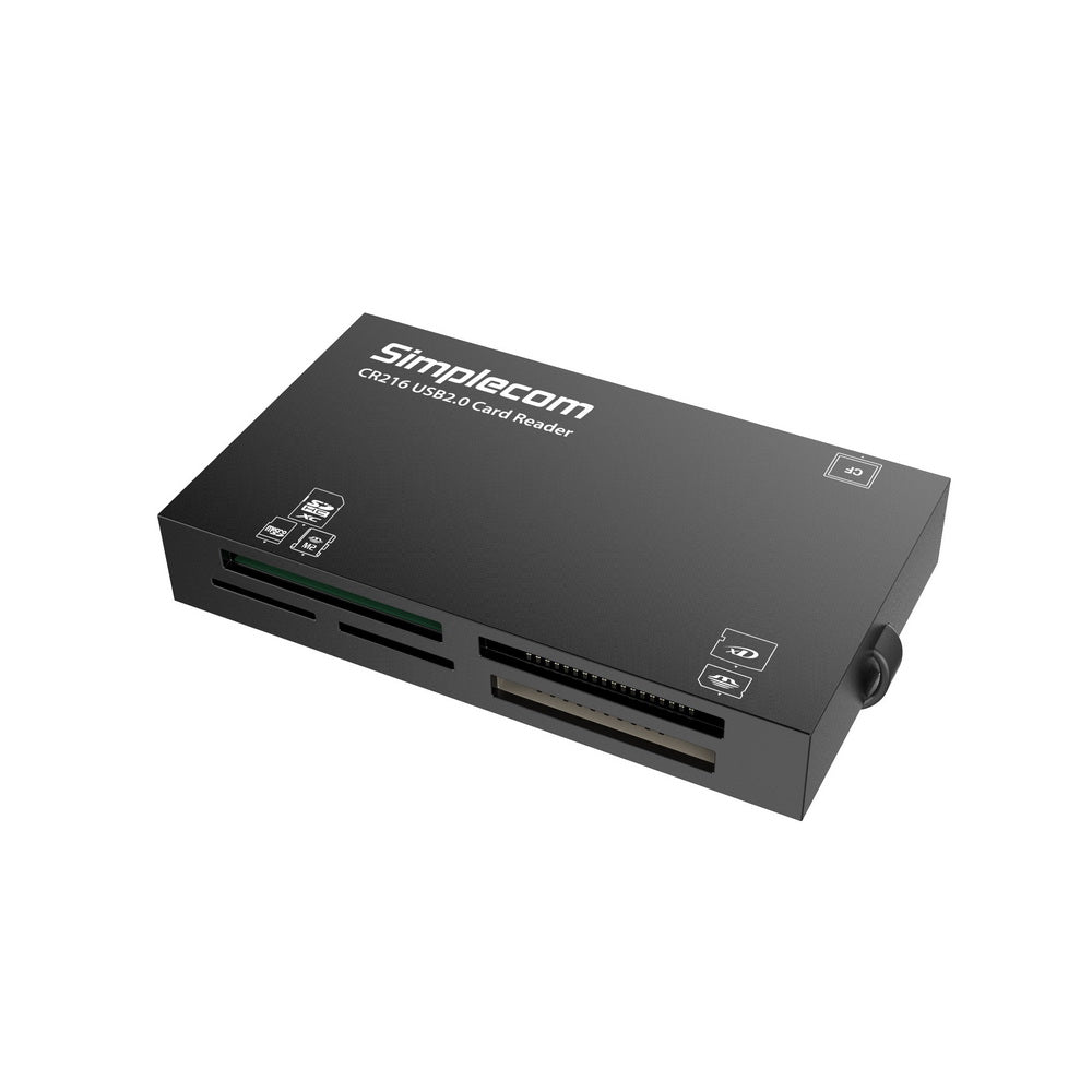 NNEDSZ CR216 USB 2.0 All in One Memory Card Reader 6 Slot for MS M2 CF XD Micro SD HC SDXC Black