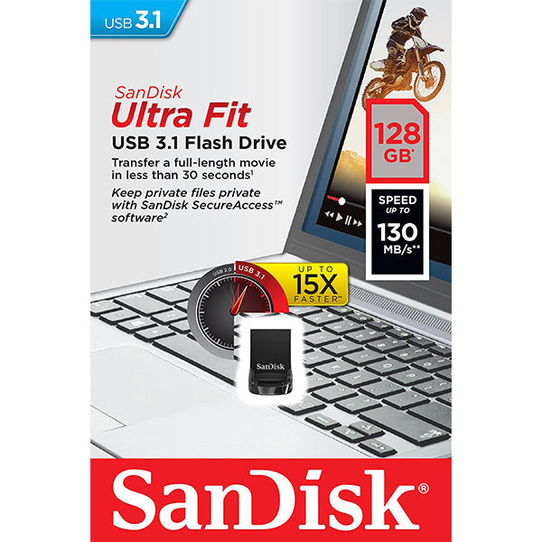NNEDSZ 128GB CZ430 ULTRA FIT USB 3.1  (SDCZ430-128G)
