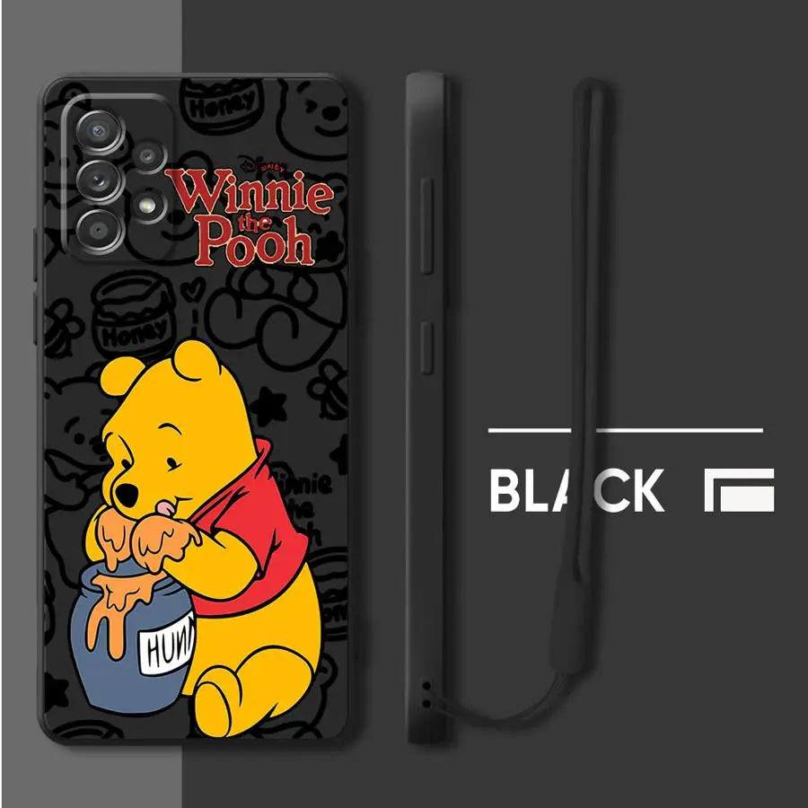 Case for Samsung Galaxy A11 A12 A34 A13 A14 A35 A51 A24 A36 A26 A15 A16 A22 A52 Soft Cover Winnie The Pooh Disney