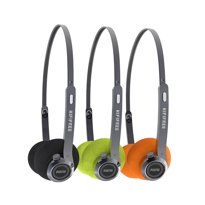 MIFO FIITII HiFiFree Over Ear bluetooth 5.4 Retro headphones Long Battery Life Retro Bass Handfree Open Sports Headphones