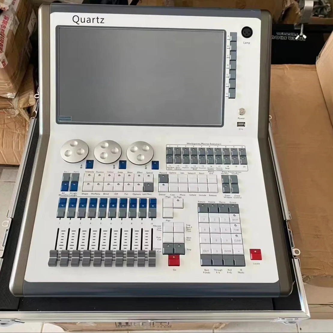 Good Quality Professional Quartz Console Light Controller Stage Light DMX Dimmer Quartz Touch 2 Generation Lighting Controller
