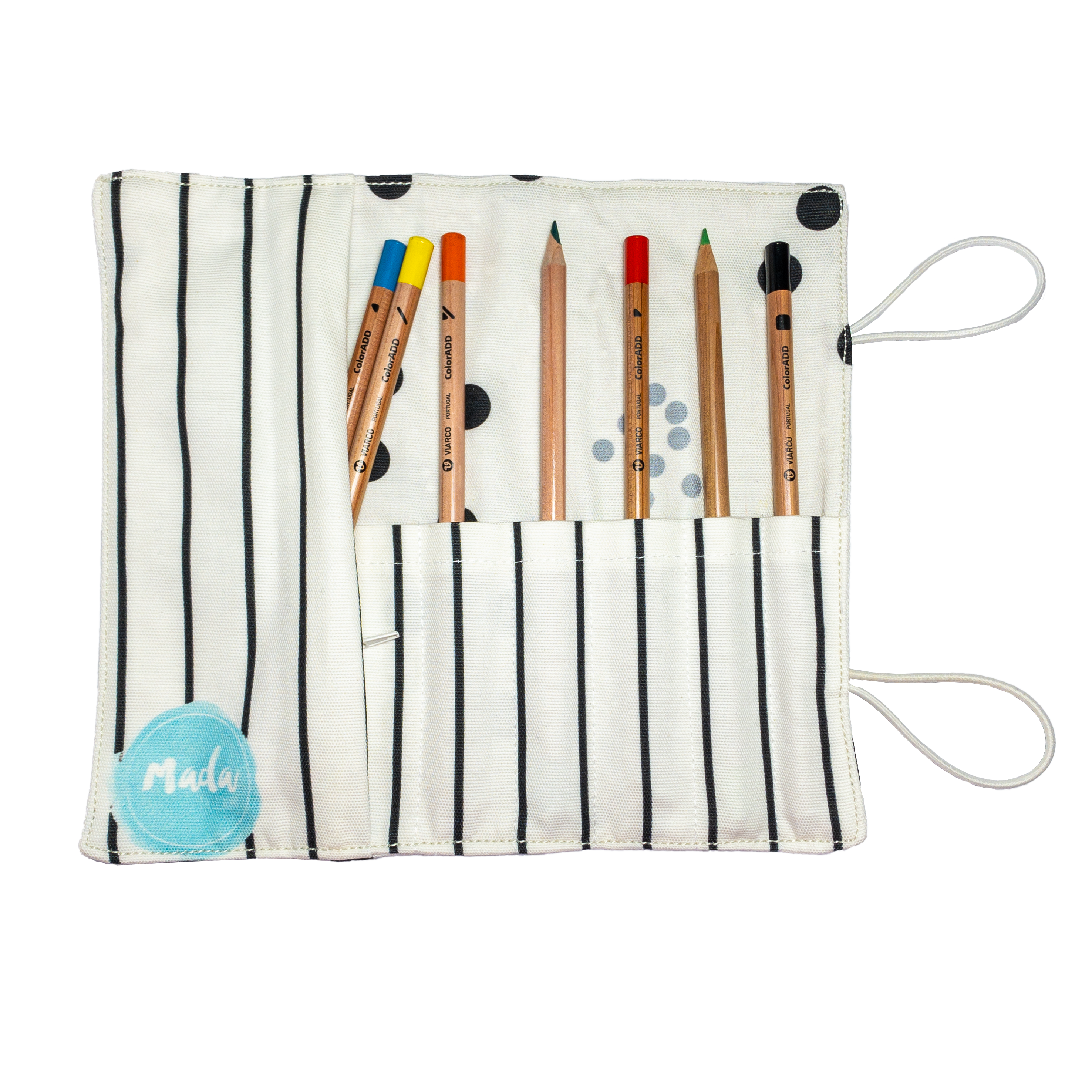 Gray Dots Small Pencil Case