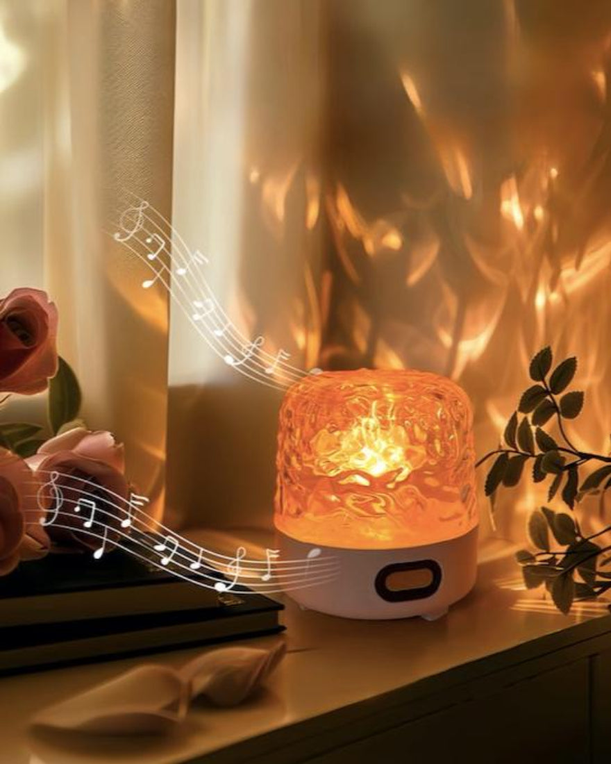 Light Theatre: Ambient Light With Stereo Speaker, Ripple Sunset Aurora